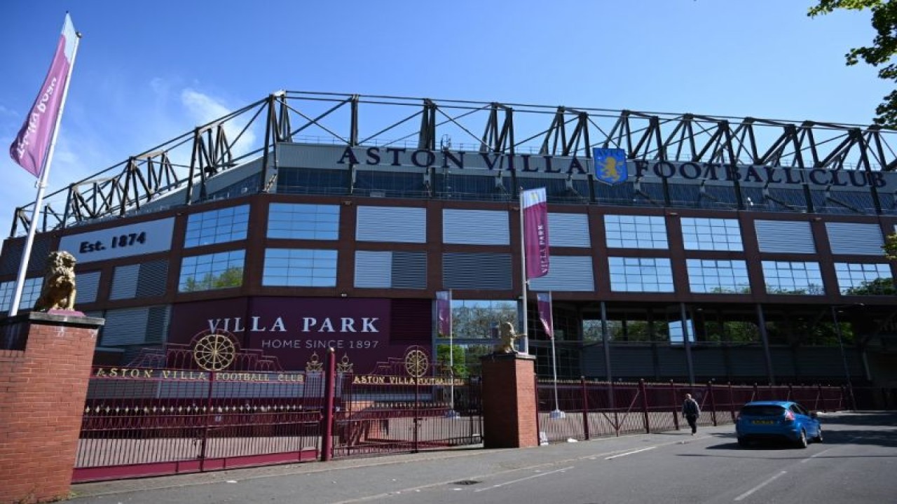 Stadion Villa Park, markas klub Aston Villa di Birmingham, Inggris. (ANTARA/AFP/PAUL ELLIS)