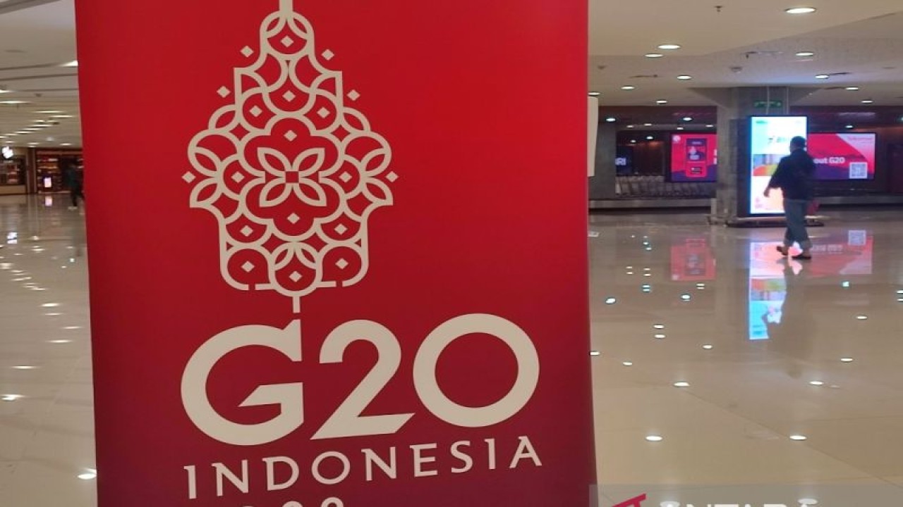 Suasana Bandara Internasional I Gusti Ngurah Rai dalam pelaksanaan Konferensi Tingkat Tinggi Group Twenty (KTT G20) di Provinsi Bali. ANTARA/Darwin Fatir.