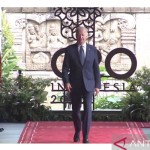 Tangkapan layar Presiden Amerika Serikat Joe Biden saat tiba di lokasi KTT G20 di Nusa Dua, Bali, Selasa (15/11/2022). (ANTARA/Natisha Andarningtyas)-1668486600