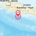 Titik koordinat gempa dengan magnitudo 5,3 berpusat di Kecamatan Pangandaran-1668909946