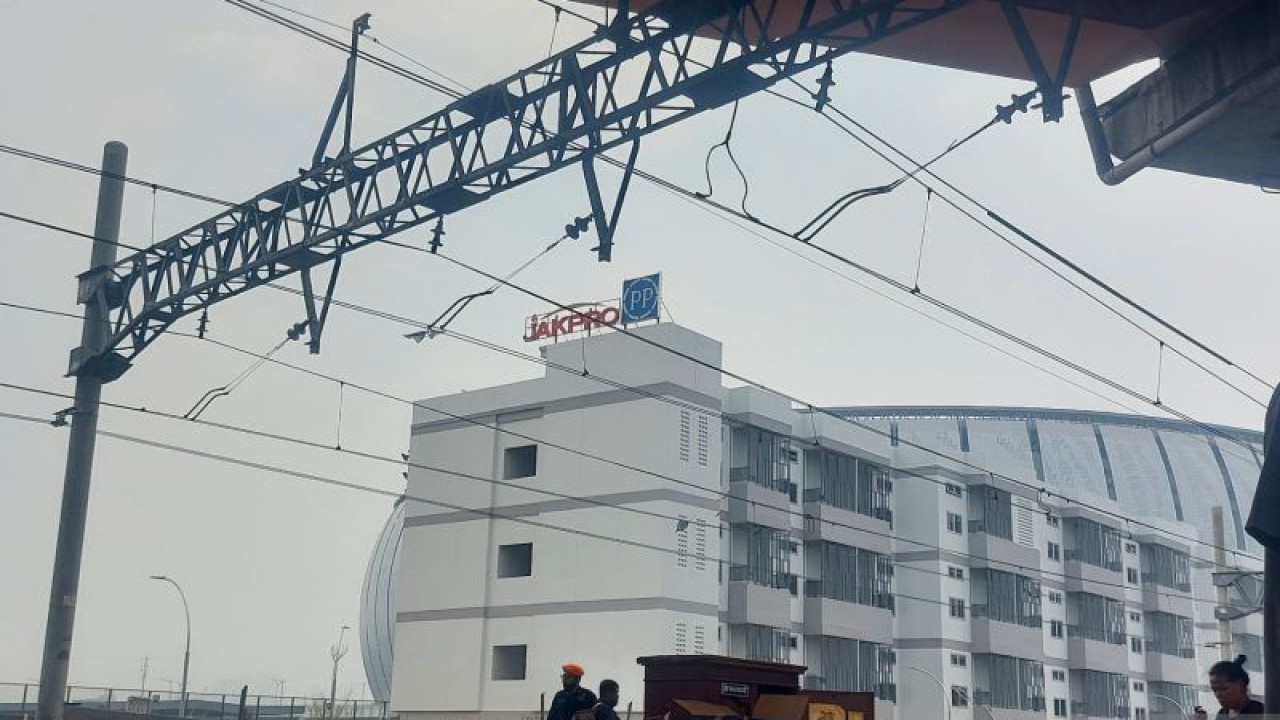 Kampung Susun Bayam di Tanjung Priok, Jakarta Utara (ANTARA/Abdu Faisal)