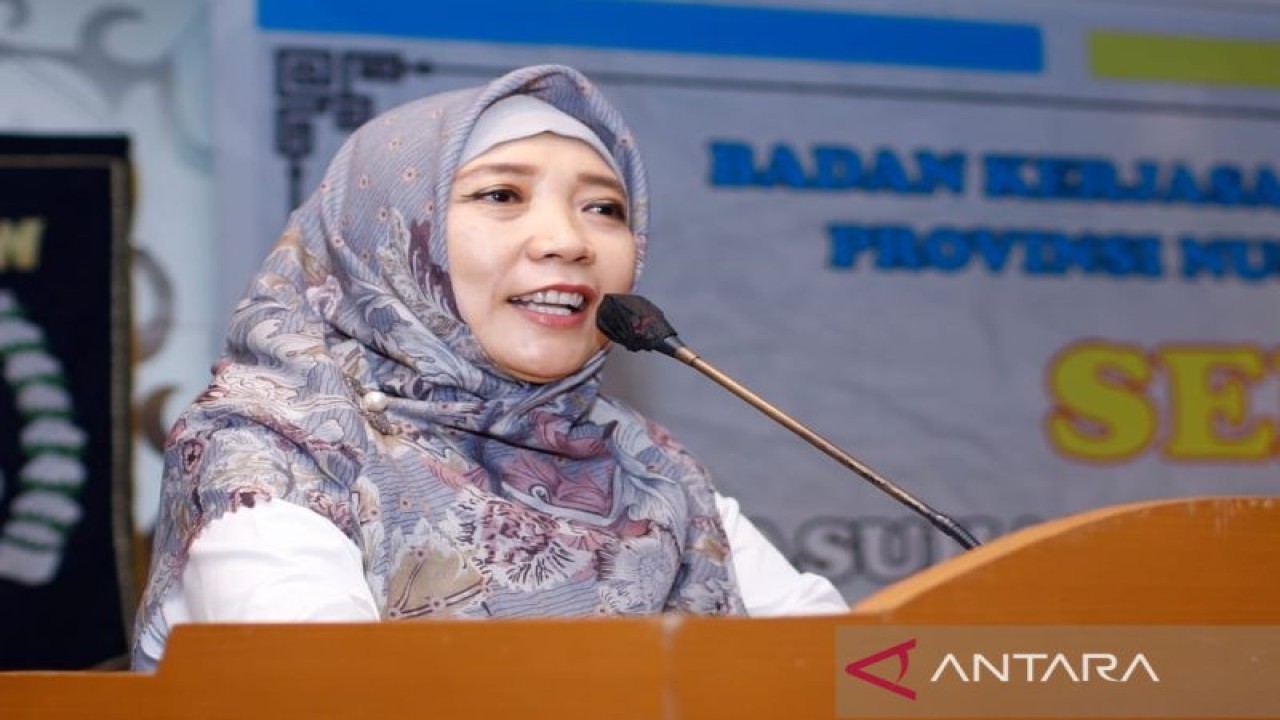 Wakil Gubernur Nusa Tenggara Barat (NTB), Hj Sitti Rohmi Djalilah. ANTARA/Pemprov NTB