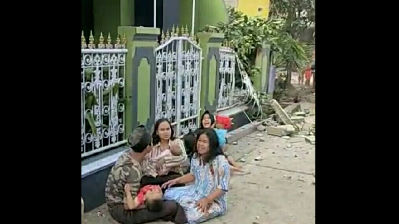 Korban gempa Cianjur.