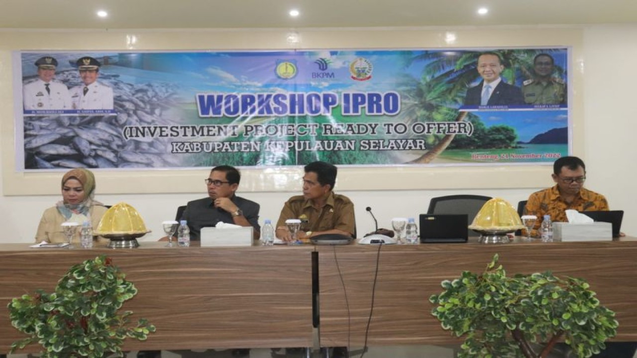 Suasana kegiatan workshop IPRO di Kabupaten Kepulauan Selayar.ANTARA/HO-Pemkab Selayar.