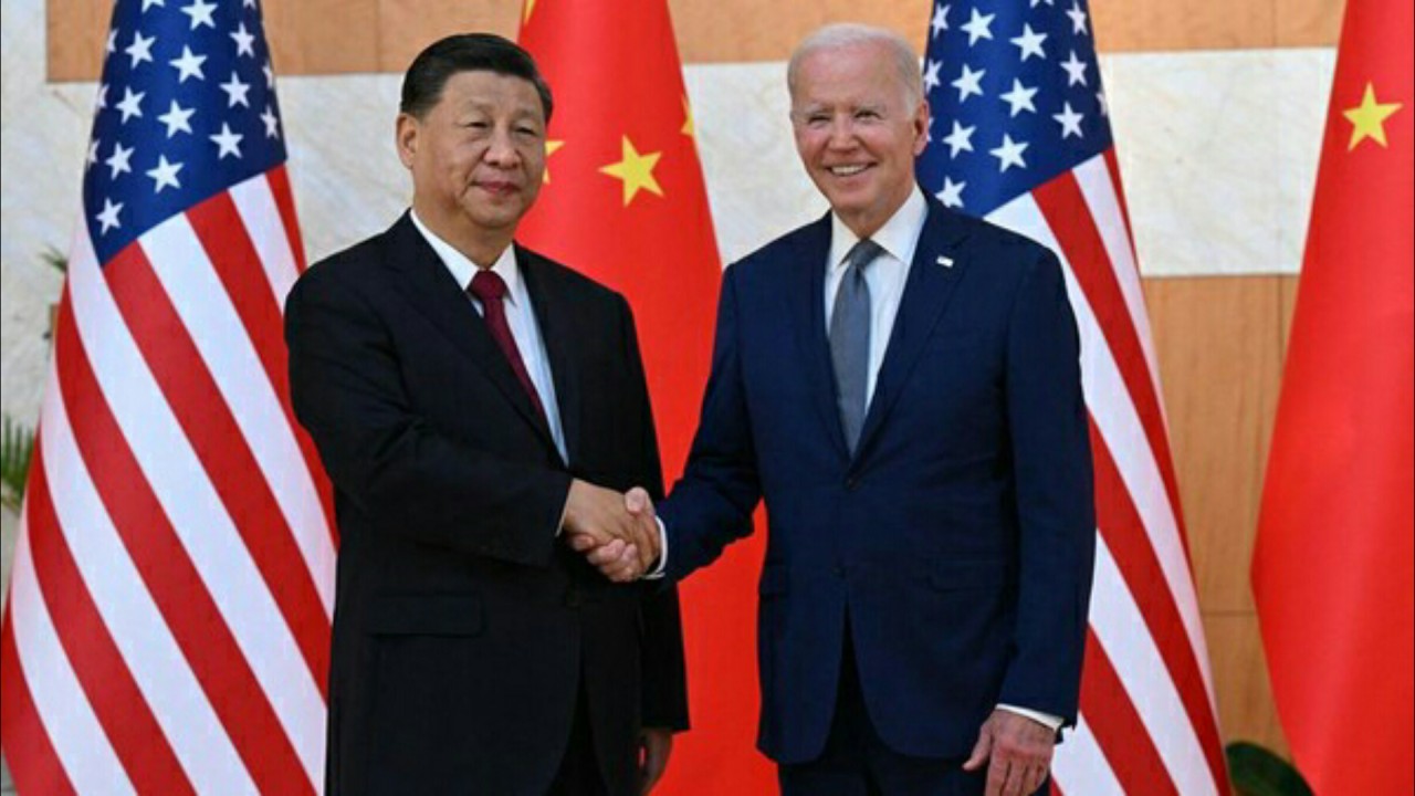 Xi Jinping dan Joe Biden. (Net)