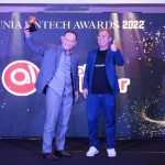 Akulaku Paylater saat menerima penghargaan sebagai Fintech Paylater Terbaik 2022 dalam Duniafintech Awards 2022. (ANTARA/HO-Istimewa)-1671170912