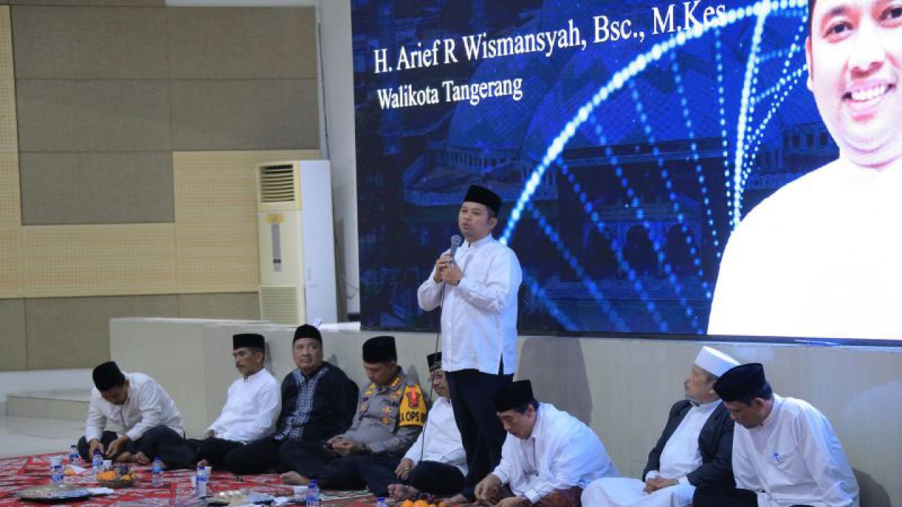 Wali Kota Tangerang Arief R. Wismansyah di Tangerang, Provinsi Banten, Jumat (30/12/2022). FOTO ANTARA/HO-Pemkot Tangerang