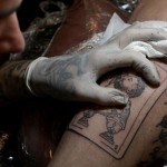 Fan Argentina antre untuk dapatkan tato Messi-1672109152