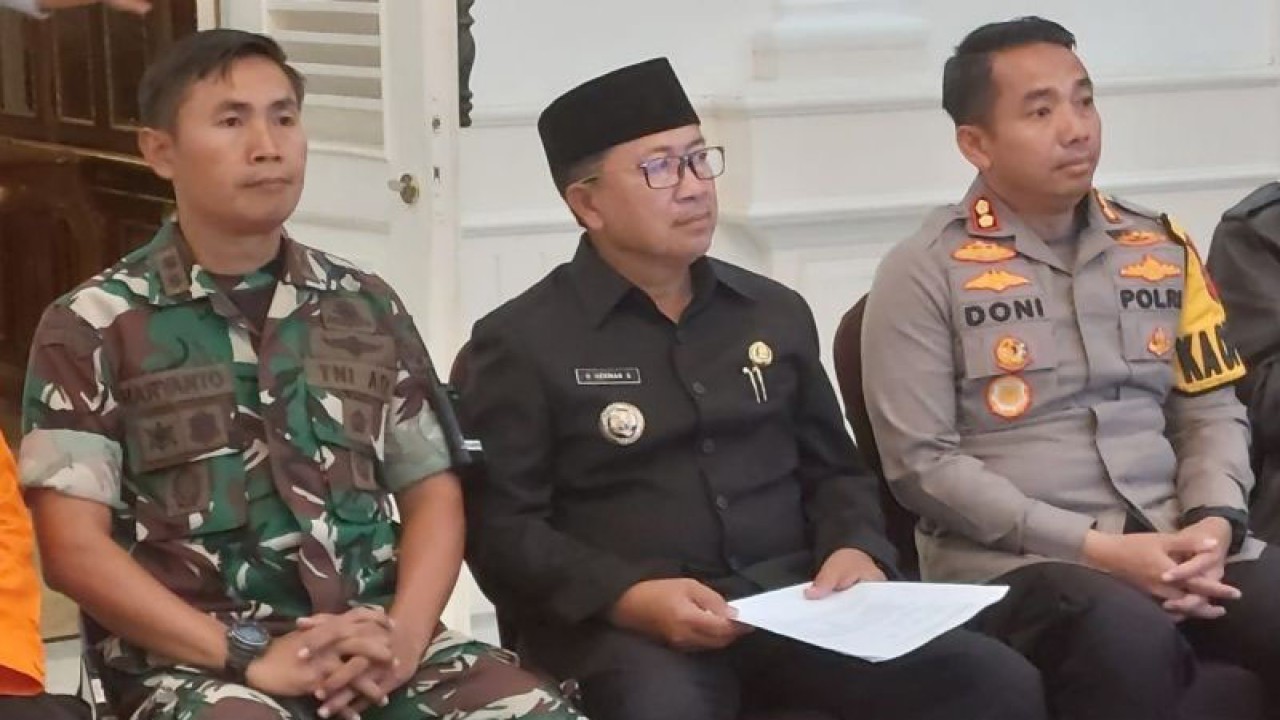 Bupati Cianjur, Jawa Barat, Herman Suherman.(ANTARA/Ahmad Fikri). (Ahmad Fikri)