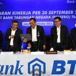 Jajaran direksi PT Bank Tabungan Negara (Persero) Tbk atau Bank BTN tengah bersiap menyampaikan paparan kinerja pada kuartal III 2022. ANTARA/HO-BTN.-1672129475