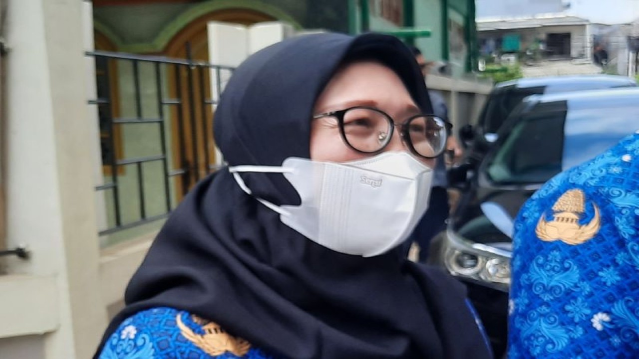 Kepala Suku Dinas Kesehatan Jakarta Pusat Rismasari di Jakarta, Senin (28/10/2022). ANTARA/Ulfa Jainita