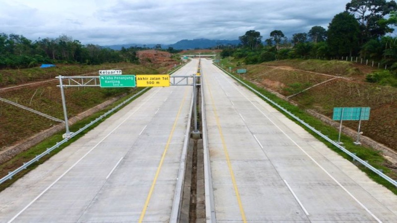 Jalan Tol Bengkulu-Taba Penanjung. ANTARA/HO - Hutama Karya