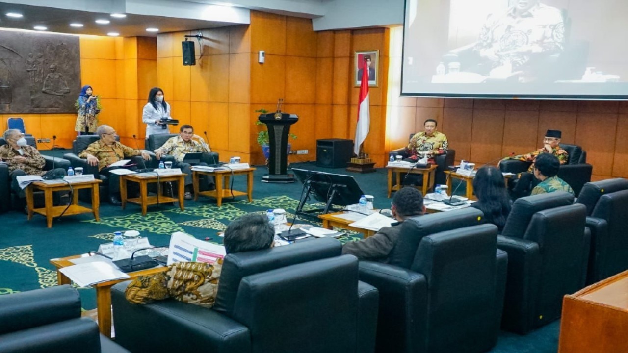 Ketua MPR RI Bambang Soesatyo pada temu pakar forum aspirasi konstitusi/Dok MPR
