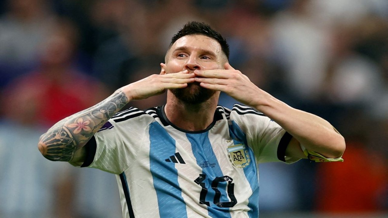 Mayoritas warga Argentina bakal memilih Lionel Messi menjadi presiden. (Reuters)