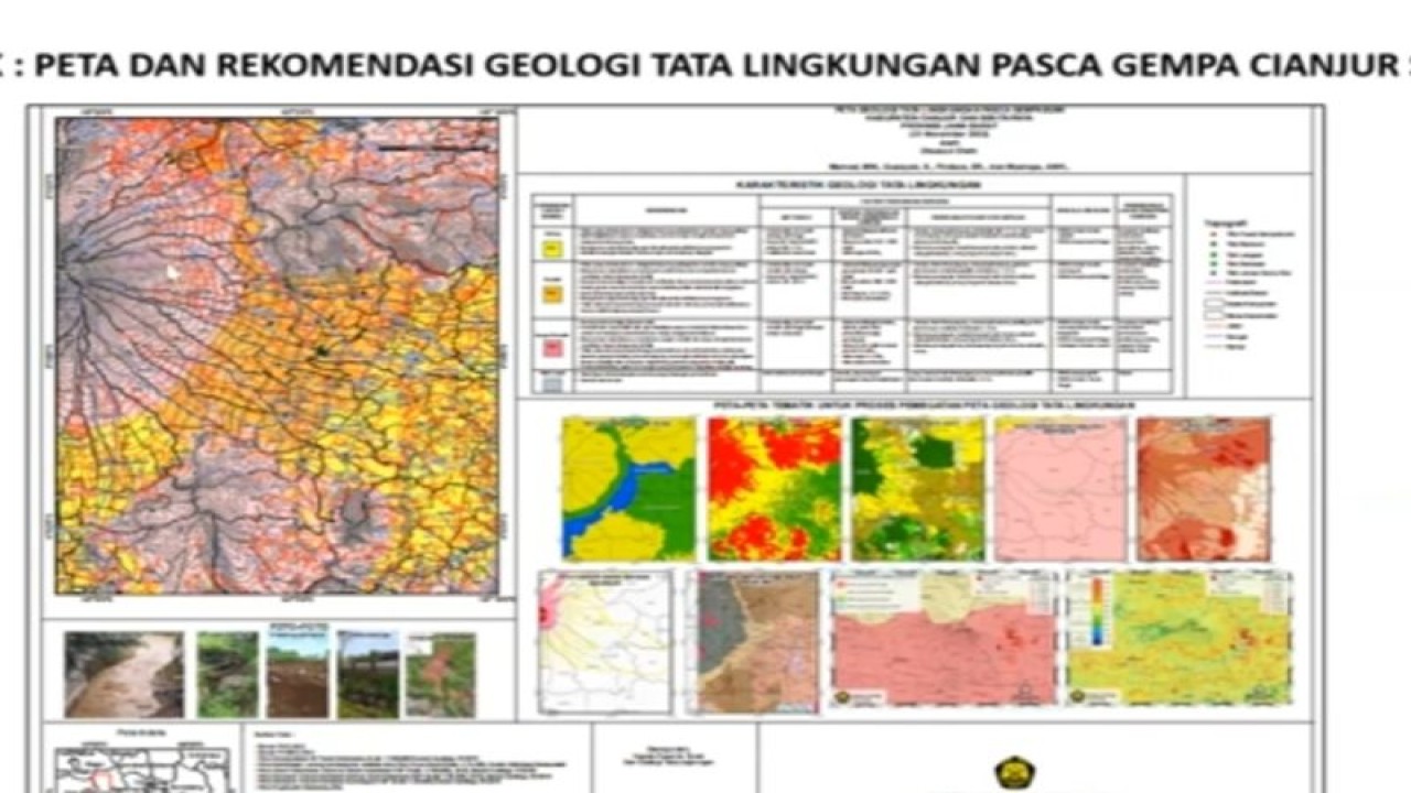 Paparan materi Koordinator Kelompok Kerja Geologi Lingkungan Badan Geologi Kementerian ESDM Mochamad Wachyudi Memed dalam diskusi via daring di Jakarta, Kamis (29/12/2022). (ANTARA/Zubi Mahrofi)
