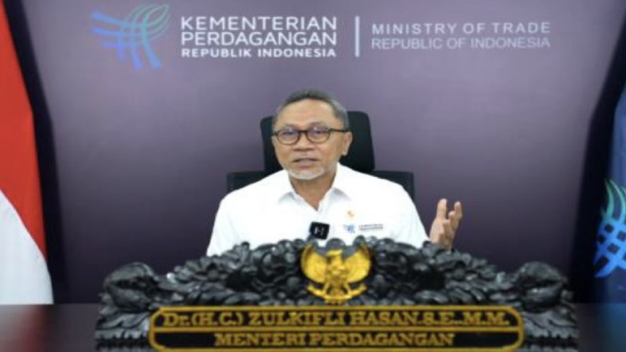 Menteri Perdagangan Zulkifli Hasan. (ANTARA/ HO Kementerian Perdagangan)