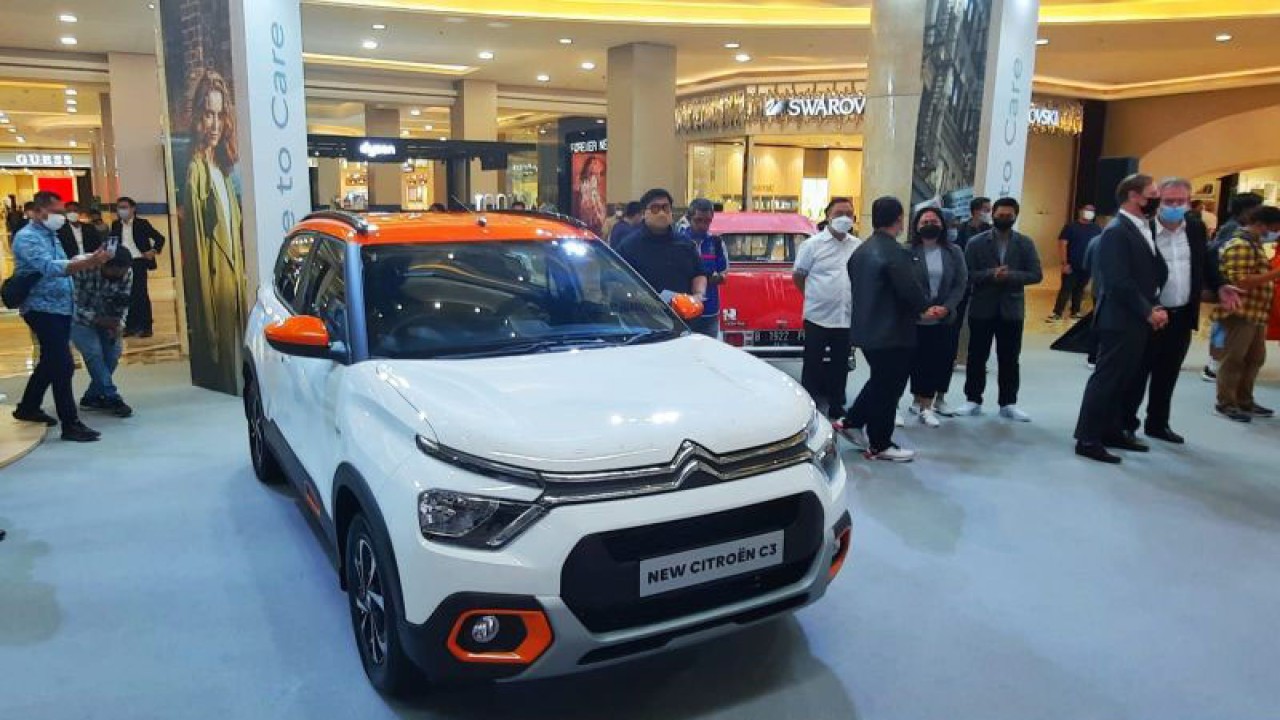 New Citroën C3 yang baru meluncur di pasar otomotif Indonesia. (ANTARA/Chairul Rohman)