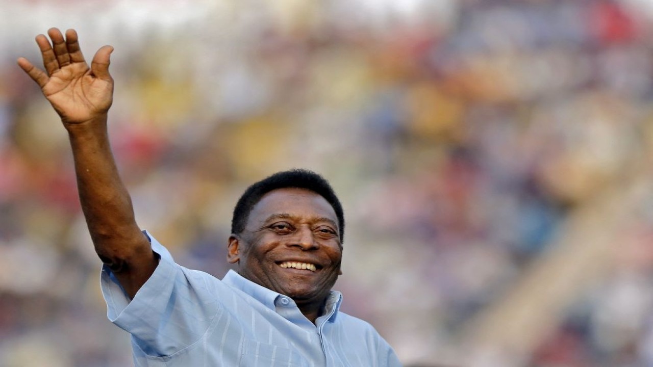 Ilustrasi. Sang Legenda Sepak Bola Dunia, Pele. (Reuters)