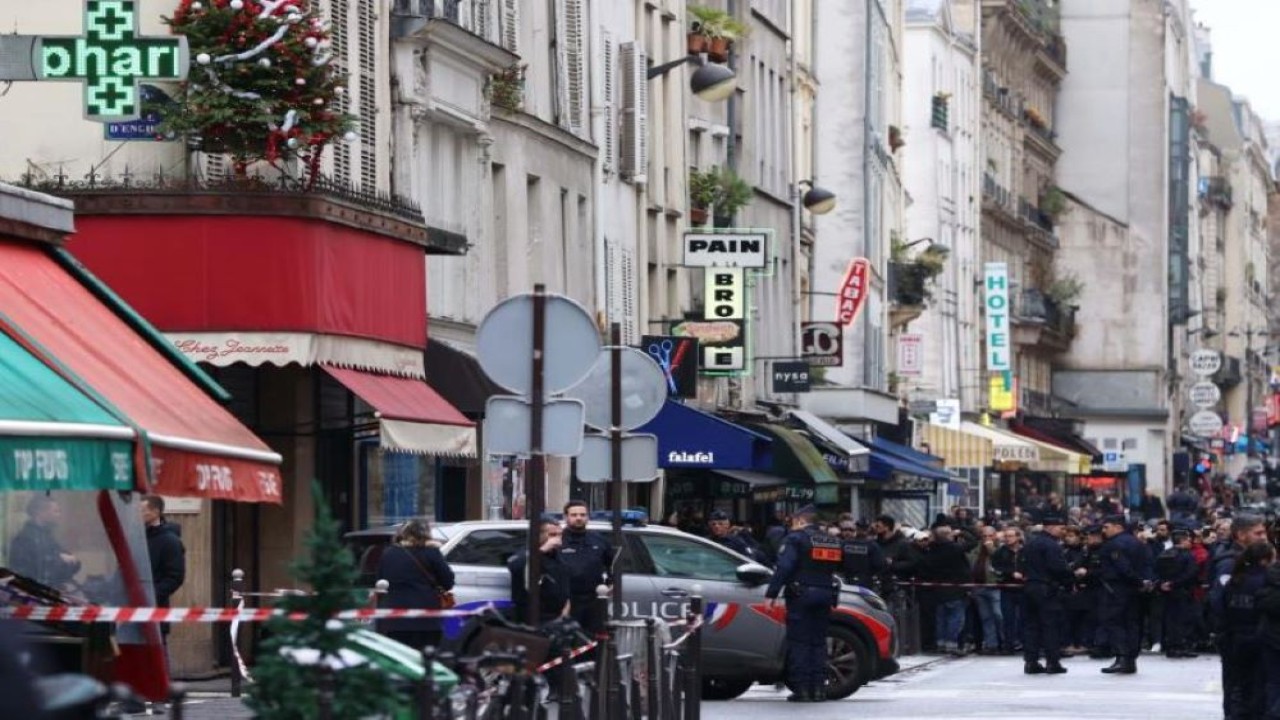 Penembakan di pemukiman Kurdi di Kota Paris, Prancis. (Xinhua)