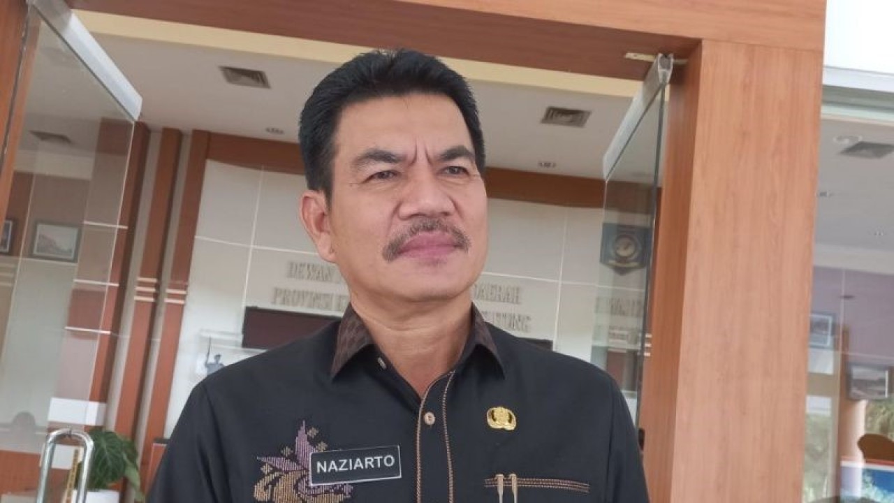 Sekretais Daerah Provinsi Kepulauan Bangka Belitung Naziarto. (ANTARA/ Donatus Dasapurna)
