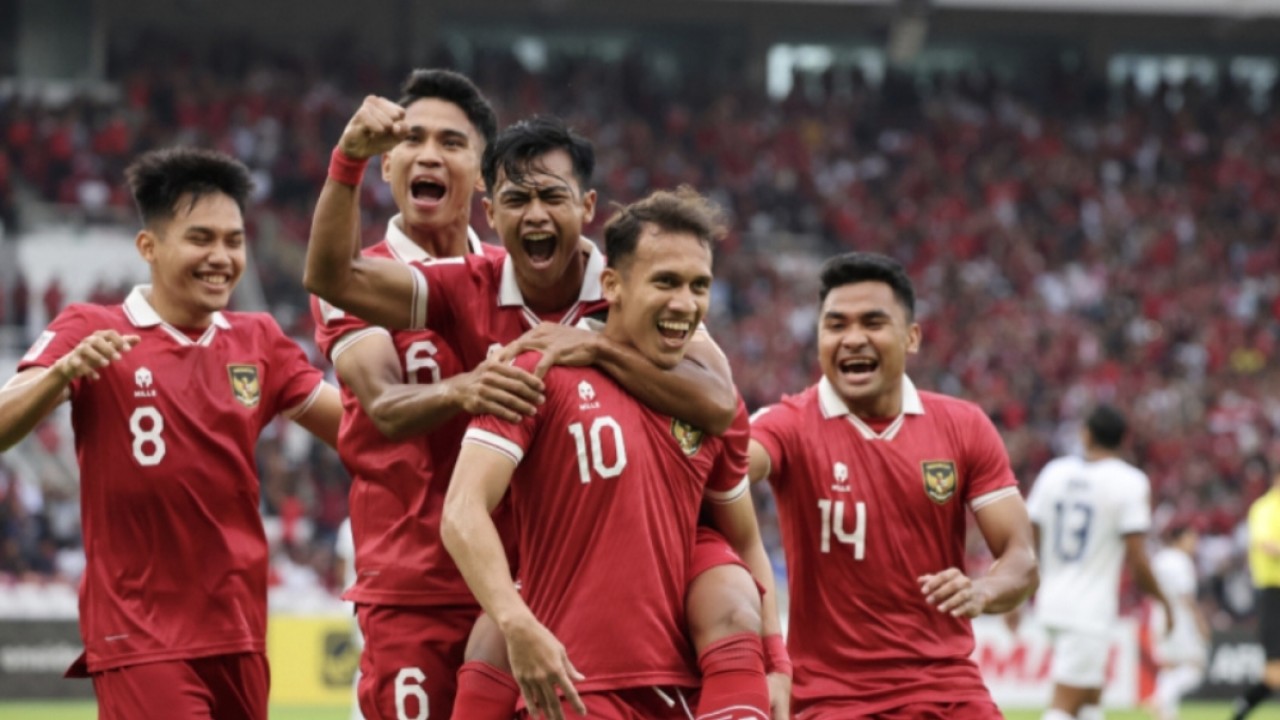 Selebrasi Timnas Indonesia