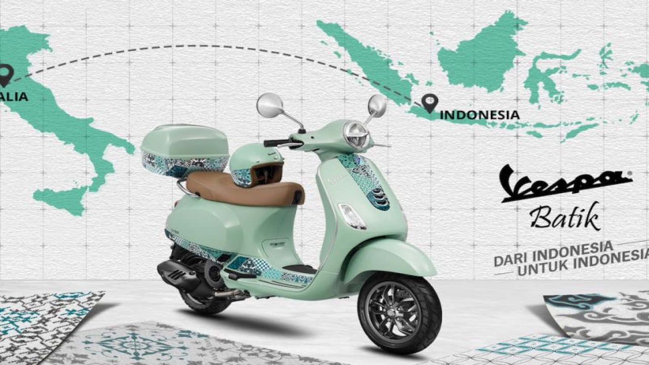 Vespa Batik Special Edition (ANTARA/Ho)