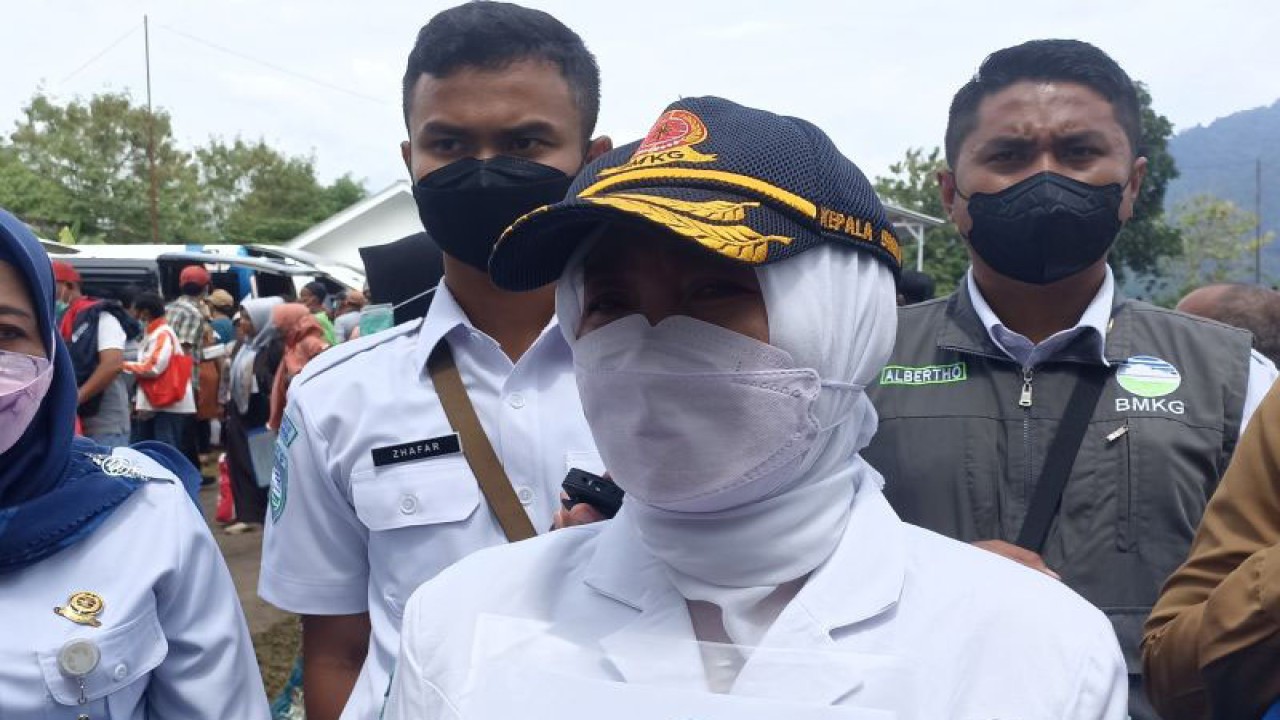 Kepala Badan Meteorologi Klimatologi dan Geofisika (BMKG) Dwikora Karnawari.( FOTO ANTARA/Ahmad Fikri).