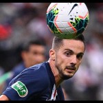 Gelandang Paris Saint-Germain Pablo Sarabia. (AFP/FRANCK FIFE)-1674013320