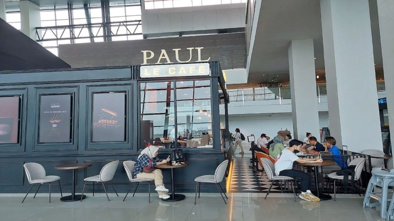 Gerai kopi PAUL Le Café di Bandara Soekarno-Hatta (ANTARA/HO)
