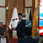Gubernur Kepri Ansar Ahmad menyampaikan sambutan di Gedung Daerah, Tanjungpinang. (Ogen)-1673341326