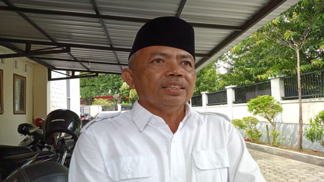 Kepala Seksi Penyelenggaraan Haji dan Umrah Kantor Kementerian Agama Kota Mataram H Kasmi. (ANTARA/Nirkomala)