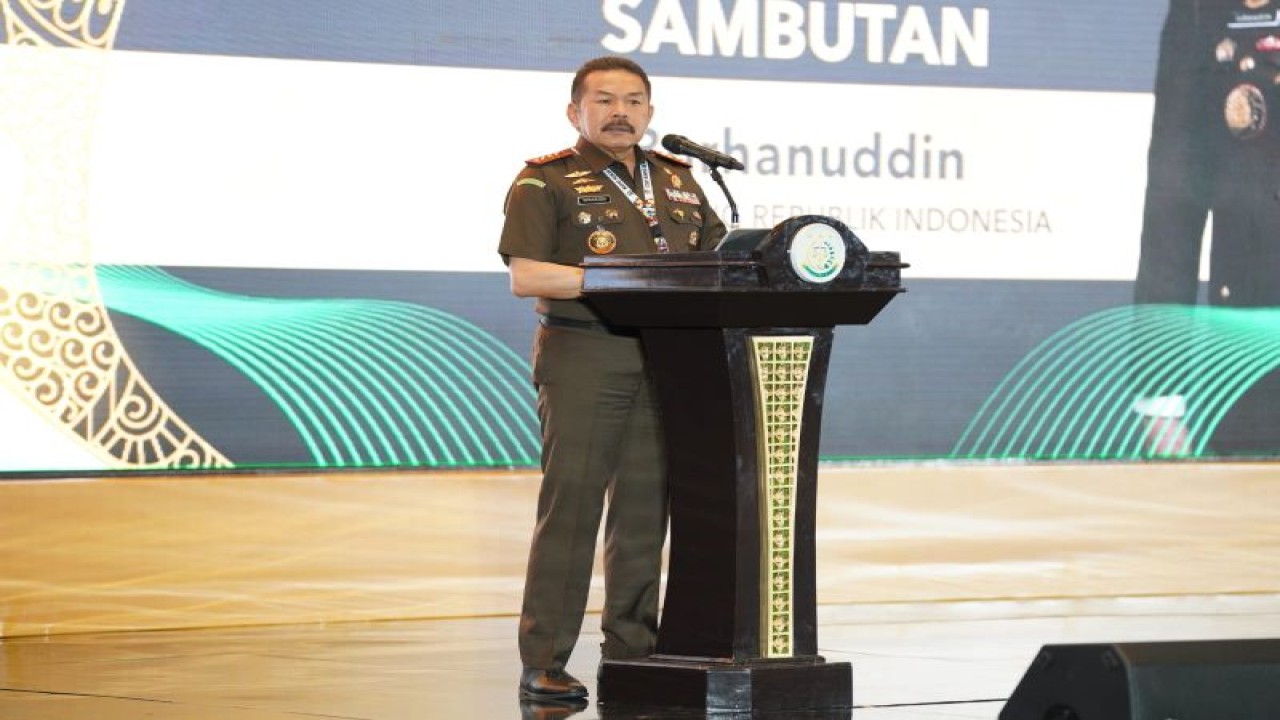 Jaksa Agung RI Sanitiar Burhanuddin Membuka Kegiatan Rapat Kerja ...