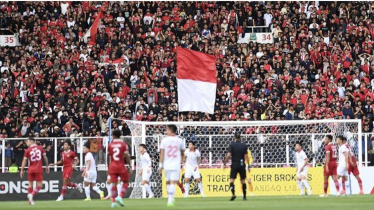 Laga leg pertama Indonesia vs Vietnam