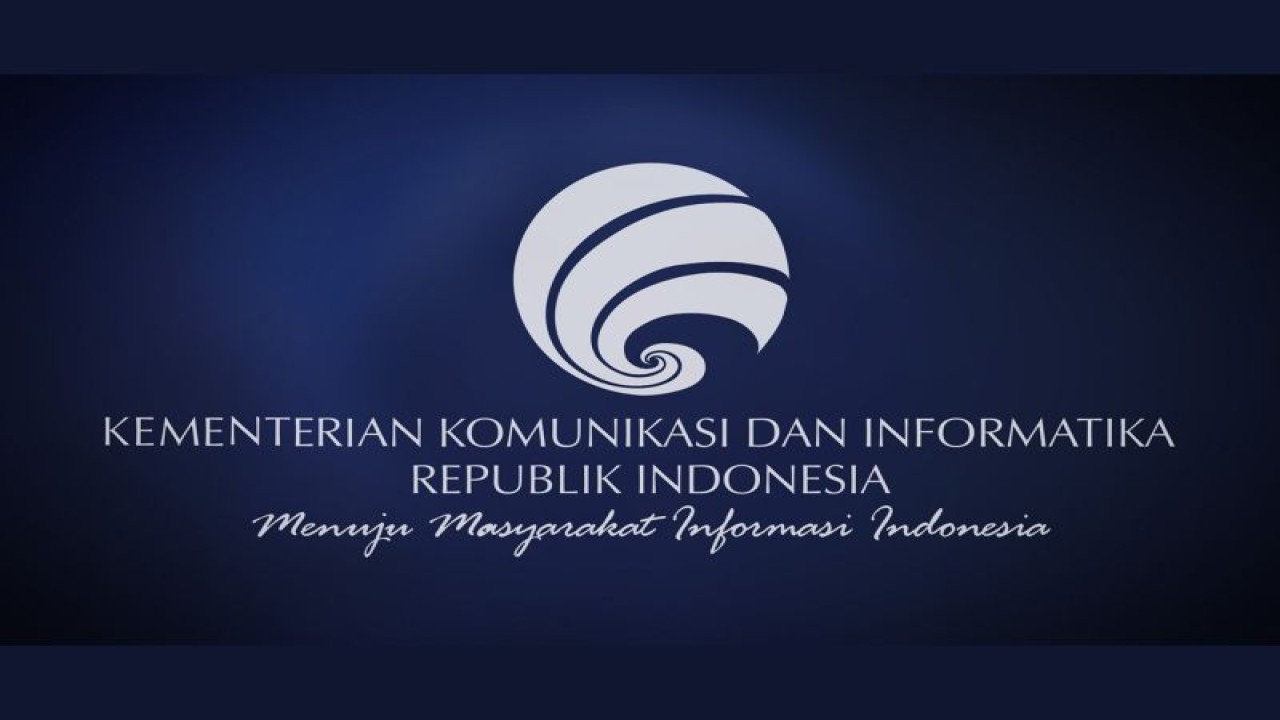 Logo Kementerian Kominfo. (ANTARA/HO/Kementerian Kominfo)