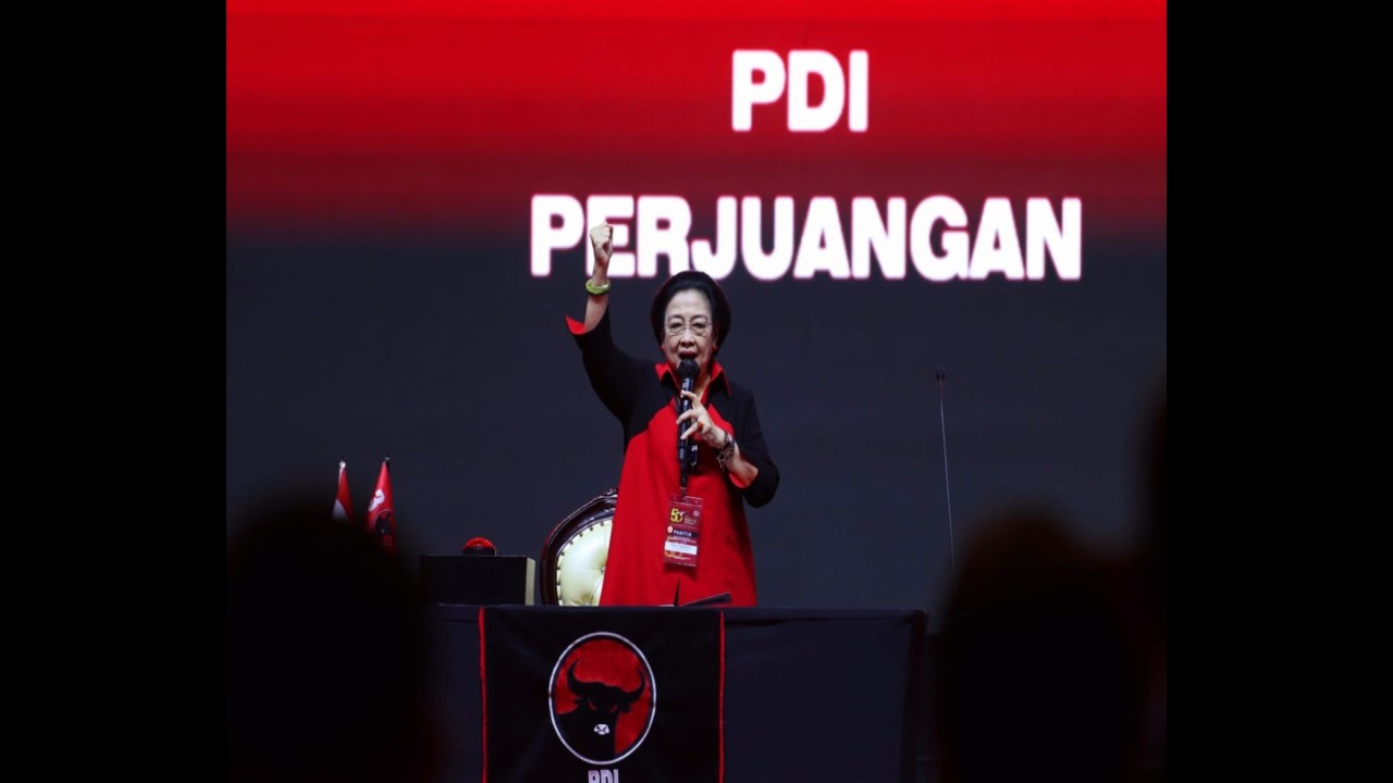 Ketua Umum PDI Perjuangan Megawati Soekarnoputri.