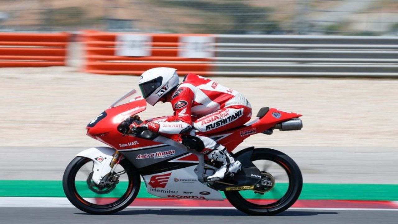 Pebalap binaan Astra Honda Racing Team (AHRT) Fadillah Arbi Aditama (ANTARA/Ho)