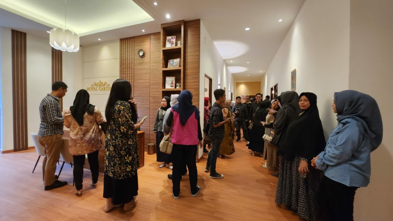 Pembukaan Royal Garden Spa Palembang. (Net)