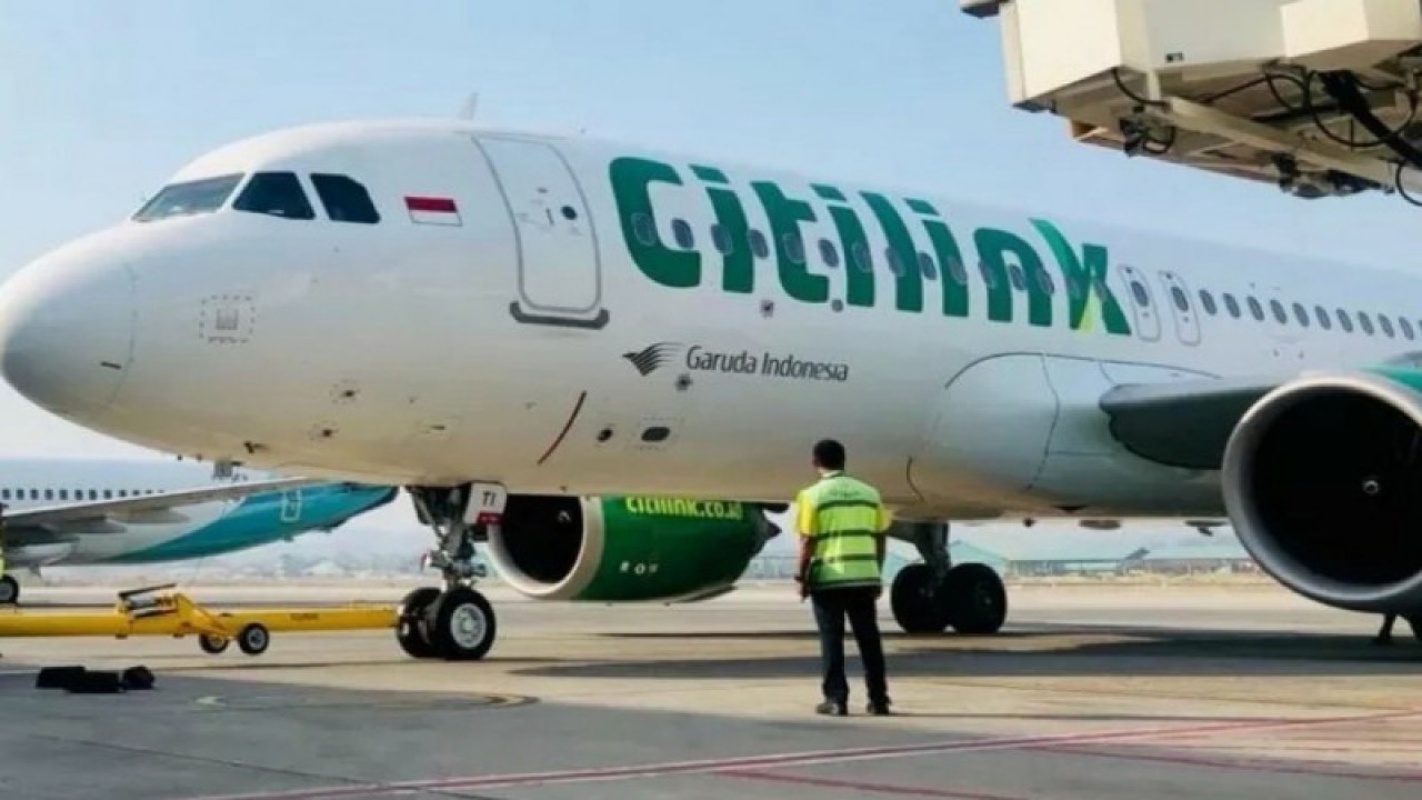 Pesawat Citilink. (ANTARA/HO-Citilink)