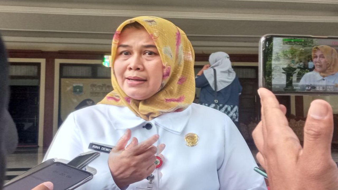 Kepala Badan Pengelolaan Keuangan dan Aset Daerah (BPKAD) Provinsi Banten Rina Dewiyanti. (Mulyana)