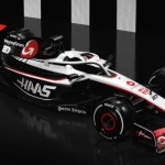 Desain virtual livery mobil Haas VF-23 yang diluncurkan pada Selasa. (31/1/2023) (HO via Haas F1 Team)-1675223222