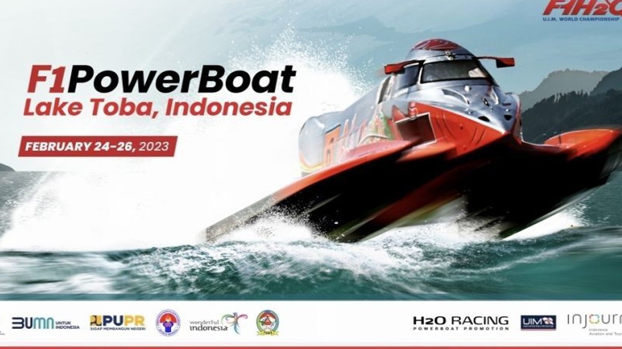 F1 Powerboat akan digelar di  Danau Toba Sumatera Utara Indonesia, 24-26 Februari 2023 (Dok. F1 Powerboat)