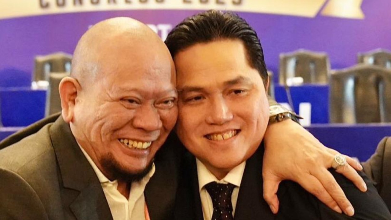 La Nyalla Mattalitti dan Erick Thohir