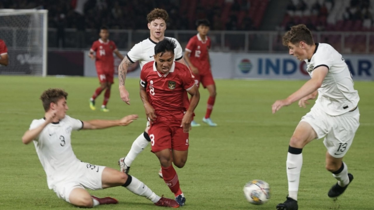 Laga Timnas Indonesia U-20 vs Selandia Baru