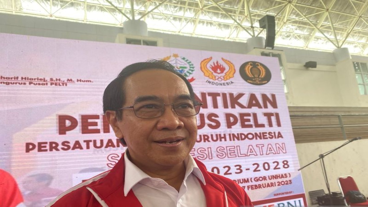 Ketua Persatuan Lawn Tenis Indonesia (Pelti) Sulawesi Selatan Prof Jamaluddin Jompa. ANTARA Foto/Nur Suhra Wardyah