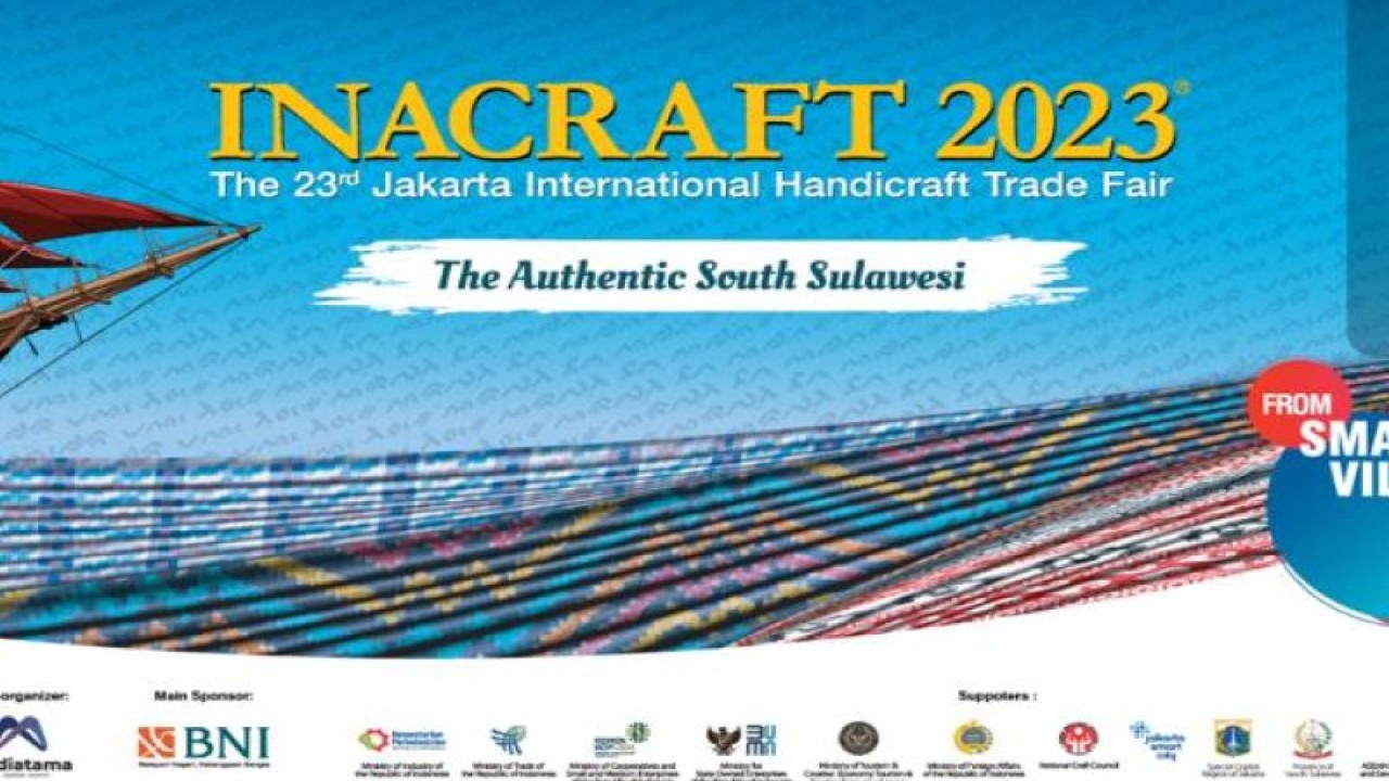 Sulsel siap perkenalkan produk dan kebudayaan andalannya di ajang Inacraft 2023 di Jakarta, 1-5 Maret mendatang.ANTARA/HO