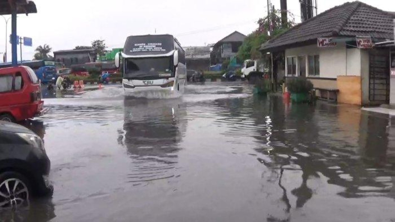 Terminal Kalijaya, Cikarang Barat, Bekasi banjir/ist    