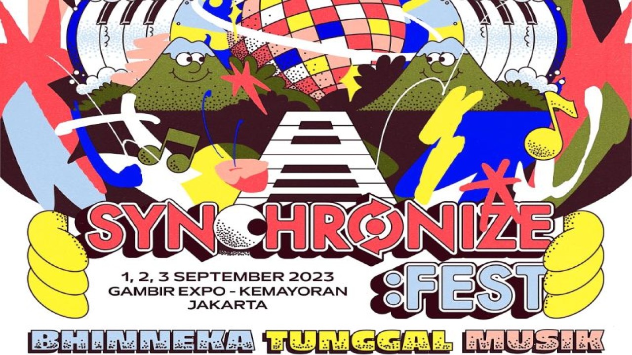 Poster Synchronize Fest 2023 (ANTARA/HO/Synchronize Fest)