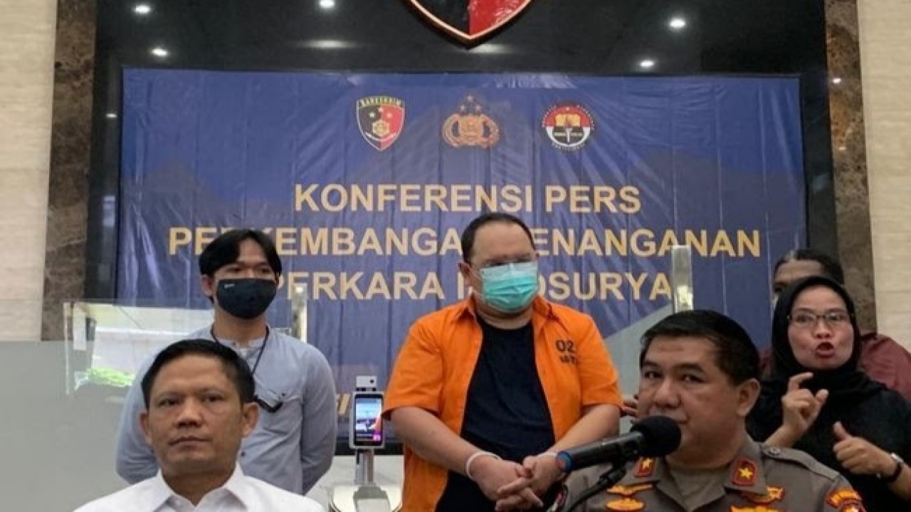 Konferensi pers Mabes Polri terkait kasus Indosurya. (Detikcom)