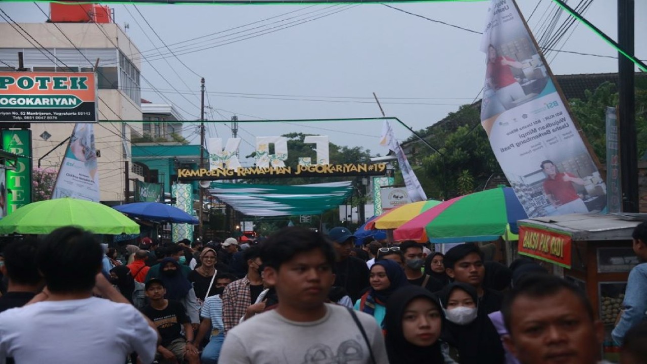 Kampung Ramadhan Jogokaryan (KRJ) di Kota Yogyakarta kembali dihelat pada Kamis (23/3/2023). (Istimewa/Pemkot Yogyakarta)