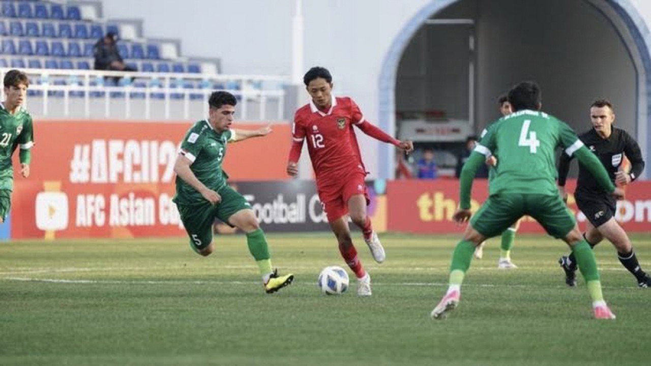 Piala Asia U-20, Timnas Indonesia U-20 vs Irak U-20